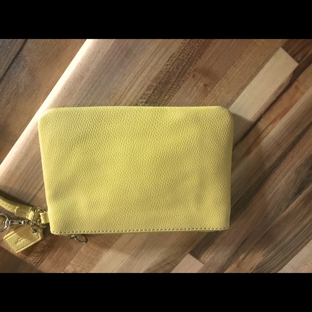 Coach Leather Wristlet